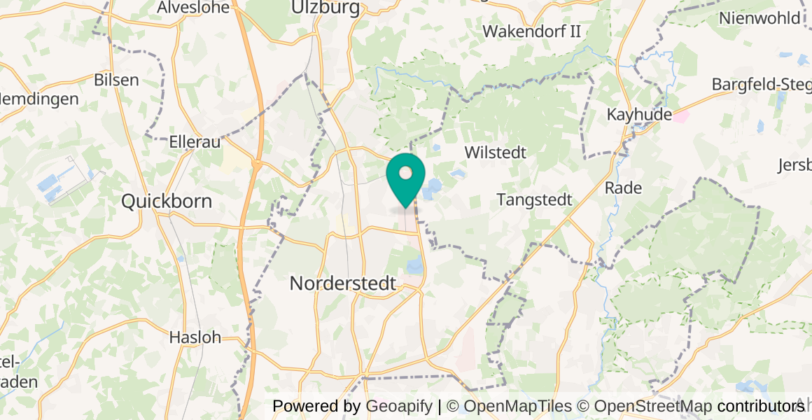 Standort der Uwe Salchow Strahl- und Entsorgungstechnik GmbH, Werkstraße 2 B, 22844 Norderstedt, auf der Karte